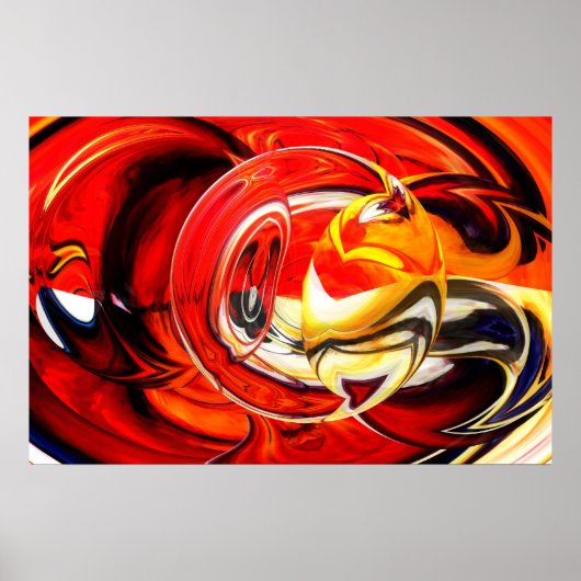 Digitale Abstracte Schilderkunst Print Computerkun (Voorkant)