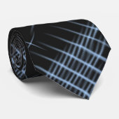 Digitale Abstracte Starry Summer Naight Stropdas (Opgerold)