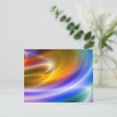 Digitale Abstracte uitnodigingen (Staand voorkant)