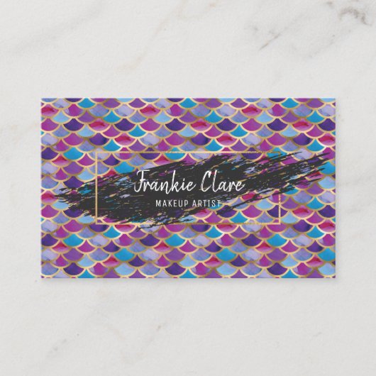 Digitale Abstracte vormgeving met Gold Details Visitekaartje (Voorkant)