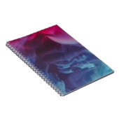 Digitale achtergrond voor blauwe, rode en zwarte r notitieboek (Rechterzijde)