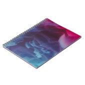 Digitale achtergrond voor blauwe, rode en zwarte r notitieboek (Linkerzijde)