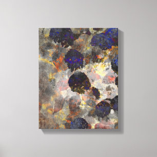 Digitale achtergrondkunst van het bloempatroon canvas afdruk