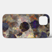 Digitale achtergrondkunst van het bloempatroon Case-Mate iPhone case (Achterkant (horizontaal))