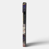 Digitale achtergrondkunst van het bloempatroon Case-Mate iPhone case (Achterkant / Links)