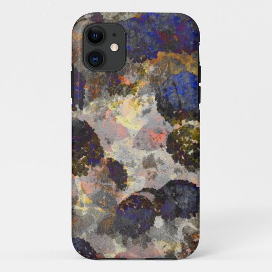 Digitale achtergrondkunst van het bloempatroon Case-Mate iPhone case (Achterkant)