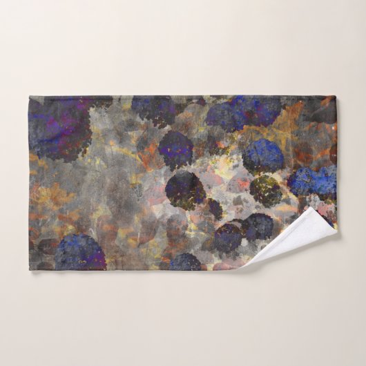 Digitale achtergrondkunst van het bloempatroon handdoek (Handdoek)