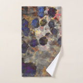 Digitale achtergrondkunst van het bloempatroon handdoek (Handdoek)