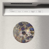 Digitale achtergrondkunst van het bloempatroon magneet (Insitu (Vaatwasser))