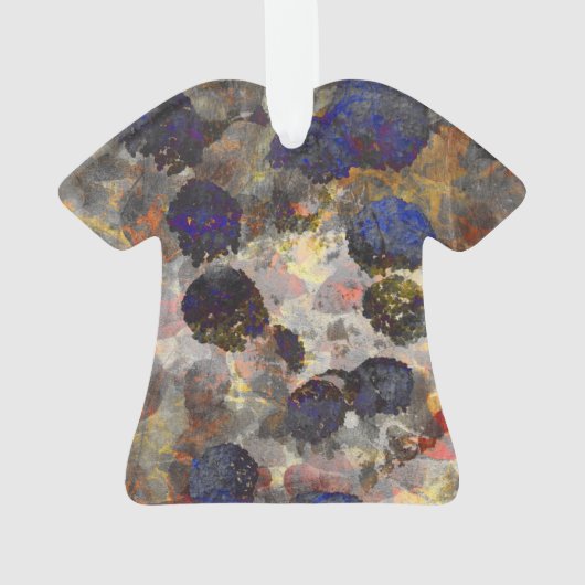 Digitale achtergrondkunst van het bloempatroon ornament (achterkant)