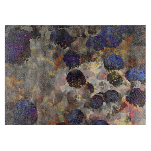 Digitale achtergrondkunst van het bloempatroon snijplank (Voorkant)