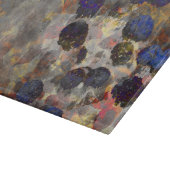 Digitale achtergrondkunst van het bloempatroon snijplank (Hoek)