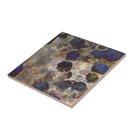 Digitale achtergrondkunst van het bloempatroon tegeltje (Zijkant)