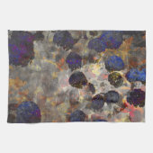 Digitale achtergrondkunst van het bloempatroon theedoek (Horizontaal)