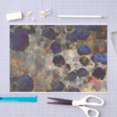 Digitale achtergrondkunst van het bloempatroon tissuepapier (Craft)