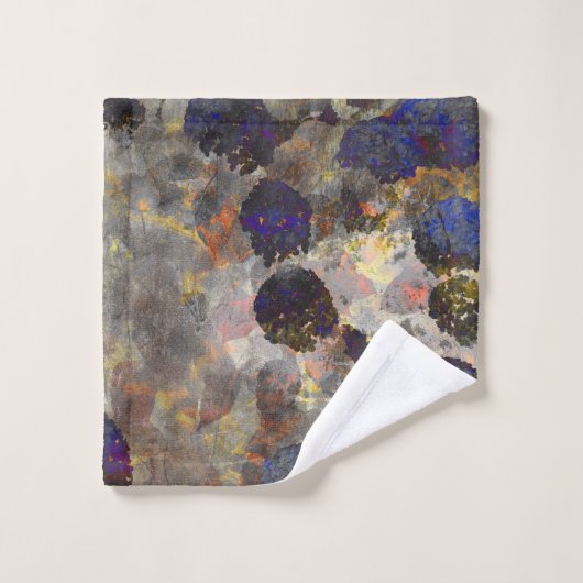 Digitale achtergrondkunst van het bloempatroon washandje (Wasdoekje)