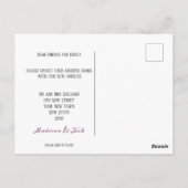 Digitale adreswijziging | Verplaatsingsaankondigin Briefkaart (Achterkant)