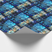 Digitale Afbeelding Achtergrond binaire codetechno Cadeaupapier (Hoek)