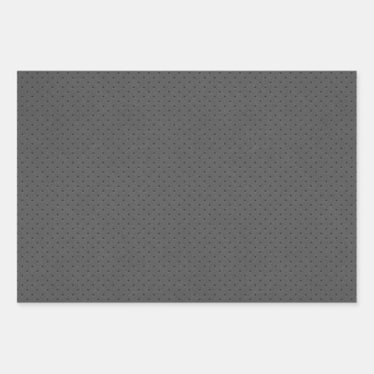 Digitale afdrukken van geperforeerd grijs leder inpakpapier vel (Voorkant)