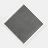 Digitale afdrukken van geperforeerd grijs leder servet (Hoek)