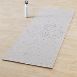 Digitale afdrukken van geperforeerd wit leder yogamat