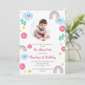 Digitale Akhand Path nodigt 1e verjaardag Sukhmani Kaart (Staand voorkant)