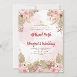 Digitale Akhand Path uitnodiging en Sukhmani Sahib