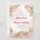 Digitale Akhand Path-uitnodiging en Sukhmani Sahib Kaart (Voorkant)