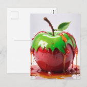 Digitale Apple-kunst Briefkaart (Voorkant / Achterkant)
