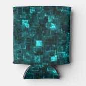 Digitale Aqua Glimmer Tegels Blikjeskoeler (Voorkant)