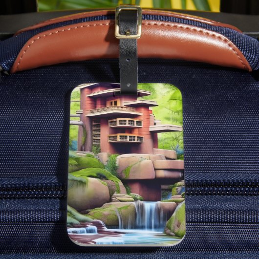 Digitale architectuur bagagelabel (Voorkant Insitu 2)