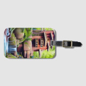 Digitale architectuur bagagelabel (Voorkant (horizontaal))