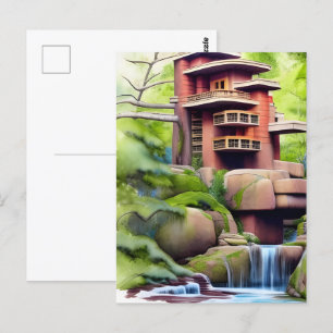 Digitale architectuur briefkaart