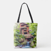 Digitale architectuur tote bag (Achterkant)