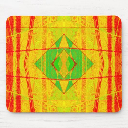 Digitale Art Cool Modern Abstract Muismat (Voorkant)