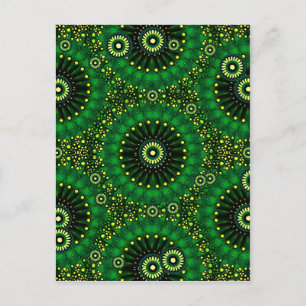 Digitale artistieke achtergrond briefkaart