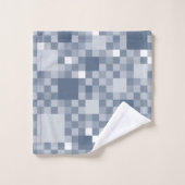 Digitale Avio Pixelated Little Squares Bad Handdoek (Wasdoekje)