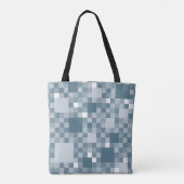 Digitale Avio Pixelated Little Squares Tote Bag (Achterkant)