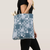 Digitale Avio Pixelated Little Squares Tote Bag (Dichtbij)