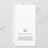 Digitale baby BBQ Shower Cellphone eVite Aankondiging (Achterkant)