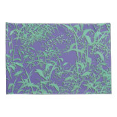 Digitale bamboe bladeren kussensloop (Achterkant-Rechts)