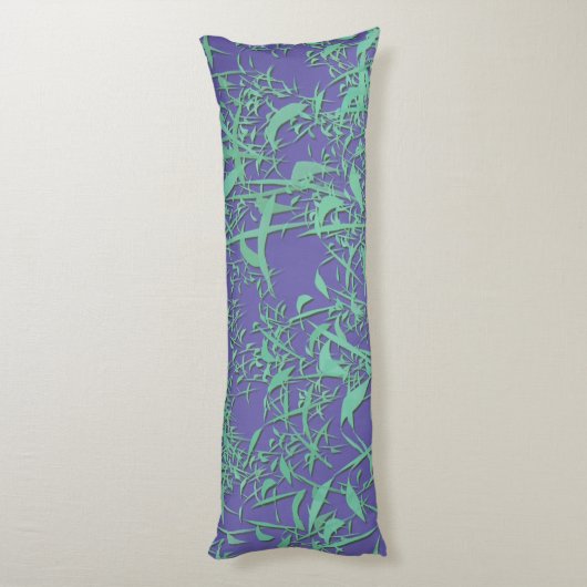 Digitale bamboe laat lichaamskussen achter (Achterkant (Verticaal))