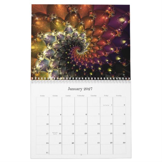 Digitale barokalender 2017 kalender (Jan 2027)