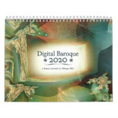 Digitale Barokke 2020 Fractal Calendar Kalender (Hoes)