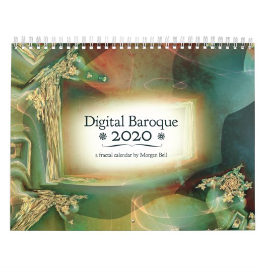 Digitale Barokke 2020 Fractal Calendar Kalender (Hoes)