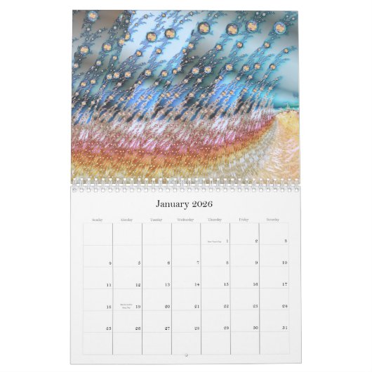 Digitale Barokke 2020 Fractal Calendar Kalender (Jan 2026)
