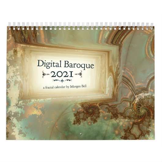 Digitale Barokke 2021 Fractal Calendar Kalender (Hoes)