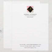 Digitale beelden en geometrische Folie Briefhoofd (Voorkant / Achterkant)