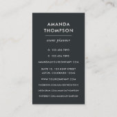 Digitale beelden en geometrische Folie Visitekaartje (Achterkant)