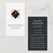 Digitale beelden en geometrische Folie Visitekaartje (Voorkant / Achterkant)